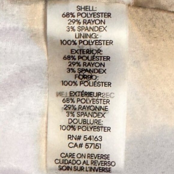 Calvin Klein Blazer MSRP $139 Gray Houndstooth Jacket Single Breasted Small NWT - Picture 8 of 12